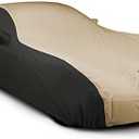 Coverking Custom Fit Exterior Car Cover Designed for Select Subaru Outback Model Vehicles: Stormproof Fabric, Black Sides with Tan Center