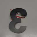 LLtronation 6 Inch Backlit House Numbers for Outside, Stainless Steel, LED Illuminated Home Address Number, Modern Lighted Address Signs for Houses, Restaurant, Waterproof (6IN-3-Black)