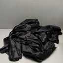 Aneco 12 Pack Satin Table Runner 12 x 108 Inch Black Long Wedding Satin Silk Table Runner for Wedding Banquet Graduations Birthday Party Decoration