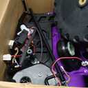  24V Kids Ride-on Electric ATV with Wireless Connection for Toddlers 3-8 Years Old - Purple - TQ10248US-ZS