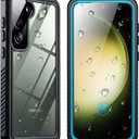 for Galaxy S23 Case Waterproof, 12FT Military Shockproof Built-in Screen Protector IP68 Water Resistance Full-Body Heavy Duty Anti-Scratched Rugged Case, Blue