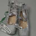 DREAM PAIRS Women's Ballet Flats, Comfortable Slip-On Square Toe Dress Shoes with Elastic Ankle Straps (9.5)