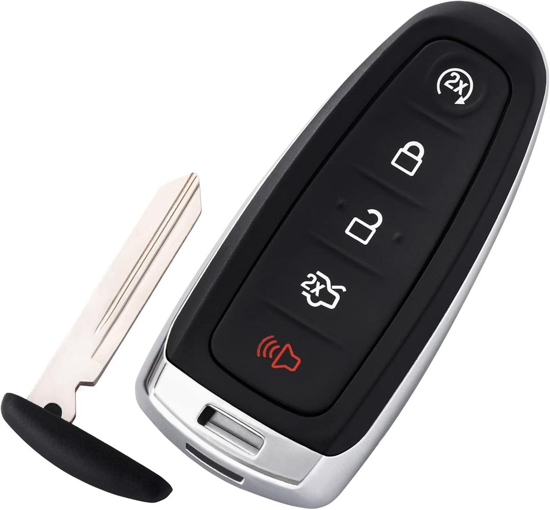 Key Fob for Ford Flex Explorer Escape 2013-2017, Keyfob Replacement for Edge Focus Taurus, for Lincoln MKS MKT MKX Key Fob Shell Case Cover ( Just a Empty Key fob) FCC IDM3N5WY8609 (without chip)
