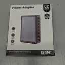 320W Fast Charging 8 Port USB C Charger Block, Multi-Device USB Charging Station Wall Desktop Charger with GaN  Technology, USB-C Charger Adapter for MacBook/iPad/iPhone 16/Samsung Galaxy/DELL/HP