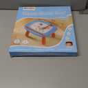 Kikidex Magnetic Drawing Board, Toddler Girl Toys for 1-2 Year Old, Doodle Board Pad Learning and Educational Toys for 1 2 3 Year Old Baby Kids Birthday Gift(Light Blue)