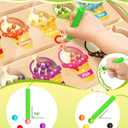 Kidific Magnetic Color and Number Maze, Montessori Toys for 2 3 4 Year Old, Wooden Color Matching Puzzle Board, Preschool Learning Activities Travel Toys for Ages 2-4 for Girls Boys Birthday Gifts