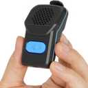 Wearable Bluetooth Speaker, 10H Working Time Clip On Portable Mini Personal Speaker, IPX7 Waterproof, Clean Sound, BT 5.3, ENC Built-in Mic, Hands-Free Music/Calls for Outdoor Work