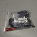 Push Type Retainer Fender Liner Clips Compatible with Nissan/Infiniti Front Bumper Plastic Fasteners Replace 01553-05323, 01553-09321, 01553-09241, 11296-AG000 Radiator Rivets - 121pcs with Tool