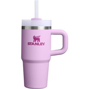STANLEY Quencher H2.0 Tumbler with Handle and Straw 14 oz | Flowstate 3-Position Lid | Cup Holder Compatible for Travel | Insulated Stainless Steel Cup | BPA-Free | Soft Orchid