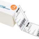 9527 Product Fanfold 4 x 6 Direct Thermal Labels White Perforated Shipping Labels, 500pcs per Stack,1 Stack