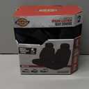 FH Group Car Seat Covers Front Set Red Cloth - Seat Covers for Low Back Seats with Removable Headrest, Universal Fit, Automotive Seat Cover, Airbag Compatible Car Seat Cover for SUV, Sedan, Van