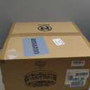 LEDIARY 18 inch Black Caged Ceiling Fan with Light, Bladeless Industrial Ceiling Fan with Remote, Farmhouse Fan Lights Ceiling Fixtures for Kitchen, Bedroom, Outdoor6 Speed, Timing-Walnut