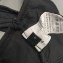 SHENHE Women's Criss Cross Strappy Wrap Crop Top Long Sleeve Halter Sexy Going Out Tshirt (Black)