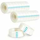 3 x Invisible Tape Refill Rolls,16 Count Gift Wrap Tapes for Dispenser, Repairing, Back to School Supplies, Tear by Hand, 3/4'' X 1000'', 1" Core, Writable