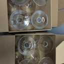 C CREST Glasses Set of 8, 12oz, Lead-free, Clear, Durable Glassware