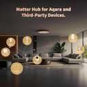 Aqara Smart Hub M100 for Home Automation, Matter Controller, Thread Border Router, Features Aqara Zigbee (Not Third-Party), Wi-Fi, Supports Apple HomeKit, Amazon Alexa, IFTTT, Home Assistant