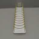 Mkono Hat Organizer for Baseball Caps, Hat Holder for 15 Baseball Caps, Tabletop Hat Rack Stand Storage Display Cap Organizer for Desk Closet Shelf Dresser (White, Medium)