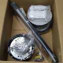 Ceiling Fans with Lights, 52 Inch Low Profile Ceiling Fan with Light and Remote Control, Flush Mount, DC Reversible Motor, Noiseless, Brown 6 Speeds Ceiling Fan for Bedroom