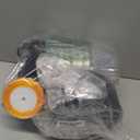 Skylety 80 Pcs 6 Inch Cake Containers with Lid and 2 Rolls Ribbons Plastic Disposable Cake Containers Black Cake Box Clear Bakery Cake Carrier with Transparent Dome Product for Cupcake Transport