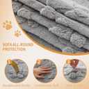Waterproof Couch Cover for Dogs Non-Slip Pet Couch Covers for Sectional Sofa, Thick Soft Washable Sofa Covers for 3 Cushion Couch Sofa Pet Friendly (Grey, 35x74)
