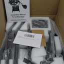 CXRCY Racing Wheel Stand Height Adjustable & Foldable Steering Wheel Stand Compatible with Logitech G920 G29 G27 G25 Gaming Cockpit (Wheel and Pedals Not Included) (Black)