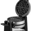 Cuisinart Double Flip Belgian Waffle Maker, WAF-F40NAS, Stainless Steel, Grey and Black
