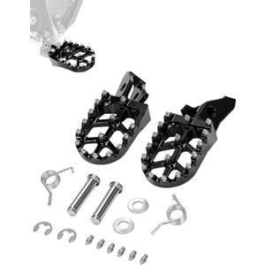 Foot Pegs for Surron Ultra Bee,7075 Aluminum CNC Footpegs Footrests Pedals for Dirt Bike Sur Ron Ultrabee Black