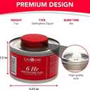 Gas One 12 Pack 6 Hour Chafing Fuel - Food Warmer for Chafing Dish Buffet Set - Reusable Liquid Safe Fuel With Wick & Lid Opener