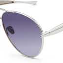 Oversized Aviator Sunglasses for Women Men 70s Trendy Sardine Big Sun Glasses Gold Metal Frame Shades