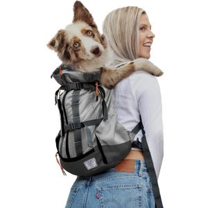 K9 Sport Sack Urban 3 - Large, Concrete - Ideal for Dogs with 20-22 Back Length - Dual-Use, Backpack-Style Carrier + Everyday Pack