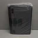 2 Pack Comic Book Storage Box with Lid for Modern Age, Collapsible Magazine Organizer with Clear Window, Heavy Duty Case Container Holder, Black