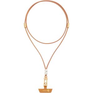 Leather cell phone lanyard Detachable Phone Chain Strap 2-in-1 Phone Charm with, Overall length: 26 inches