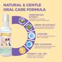 Milolabco Advanced Dental Spray, Dentaclean for Dogs & Cat, Probiotic Oral Care Spray for Fresh Breath, Helps Support Clean Teeth & Healthy Gums - No Brushing (2 Pack)