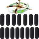 EVA&EVE 15 Pack Upgrated Ceiling Fan Filters for Blades with Activated Coconut Carbon,Universal Stick On Ceiling Fan Air Purifiers Pads