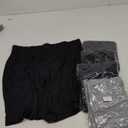 5 Pack Mens Athletic Shorts - Gym Basketball Running Workout Quick Dry Black Shorts with Pockets for Casual Performance Size XL