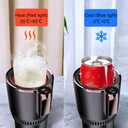 Home & Car Cup Cooler Warmer Quick Electric Cooling Cup -3℃~58℃ Heat and Cold Insulation Drink Cooler Cup Coffee Warmer for Office/Road Trip