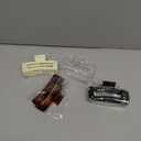 Extra Large Hair Claw Clips for Women, 5 Inch Unbreakable Large Rectangle Claw Clips for Thick Hair Neutral Huge Hair Clips Non-slip Hair Claws Tight Strong Hold Hair Claw for Women Girls 4 Packs