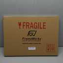 FrameWorks 13x19 Matted to 11x17 Picture Frame  Aluminum Frame w/Tempered Glass, Removable Mat for Photos, Posters, Art, Stylish Wall Frame for Home Decor, Gallery Walls, Office, Living Room - Gold