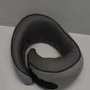 CHIZEKOO Travel Pillows for Airplanes, Neck Pillow for Traveling Using Memory Foam 360°Support Neck Comfort Relief Neck Pain Convenient Storage, Suitable for Airplanes, Office, Cars, Sleeping (Grey)