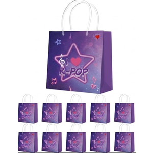 Kpop Party for Girls, Popular Singer Party Friendship Gifts Birthday Party Bags, 22 PCS