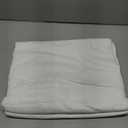 Split Corner Bed Skirt 16 Inch Drop King Size 100% Natural Cotton Wrinkle and Fade Resistant King Size, White Solid