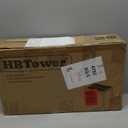 HBTower Aluminum Step Stool with Handle for Elderly, Lightweight Step Stools for Adults Seniors with Non-Slip Rubber Feet, Stepping Stools for Bedroom Kitchen Bathroom, Bed Steps for High Beds