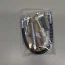 Grease Gun Accessory Kit,includes Grease Needle Dispenser, 2pcs Grease Needle Nozzles, 90 Degree Grease Coupler Adapter with Sleeves, Grease Gun Coupler, 12 Inch Grease-Gun-Hose, Zerk Fitting Cleaner