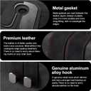 Car Purse Hook Purse Hook for Car Seats Headrest Car Seat Hooks,Heavy Duty Vehicle Organizer for Handbags, Groceries, Purses, Keep Car Tidy (Black, 2 Pack)