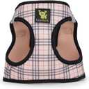 EcoBark Step in Dog Harness - Reflective Wrap Around Body Halter Vest - Soft Mesh Harness (Beige Plaid) (XS- 5 to 6 lbs- Chest Up to 13 in (Pack of 1))