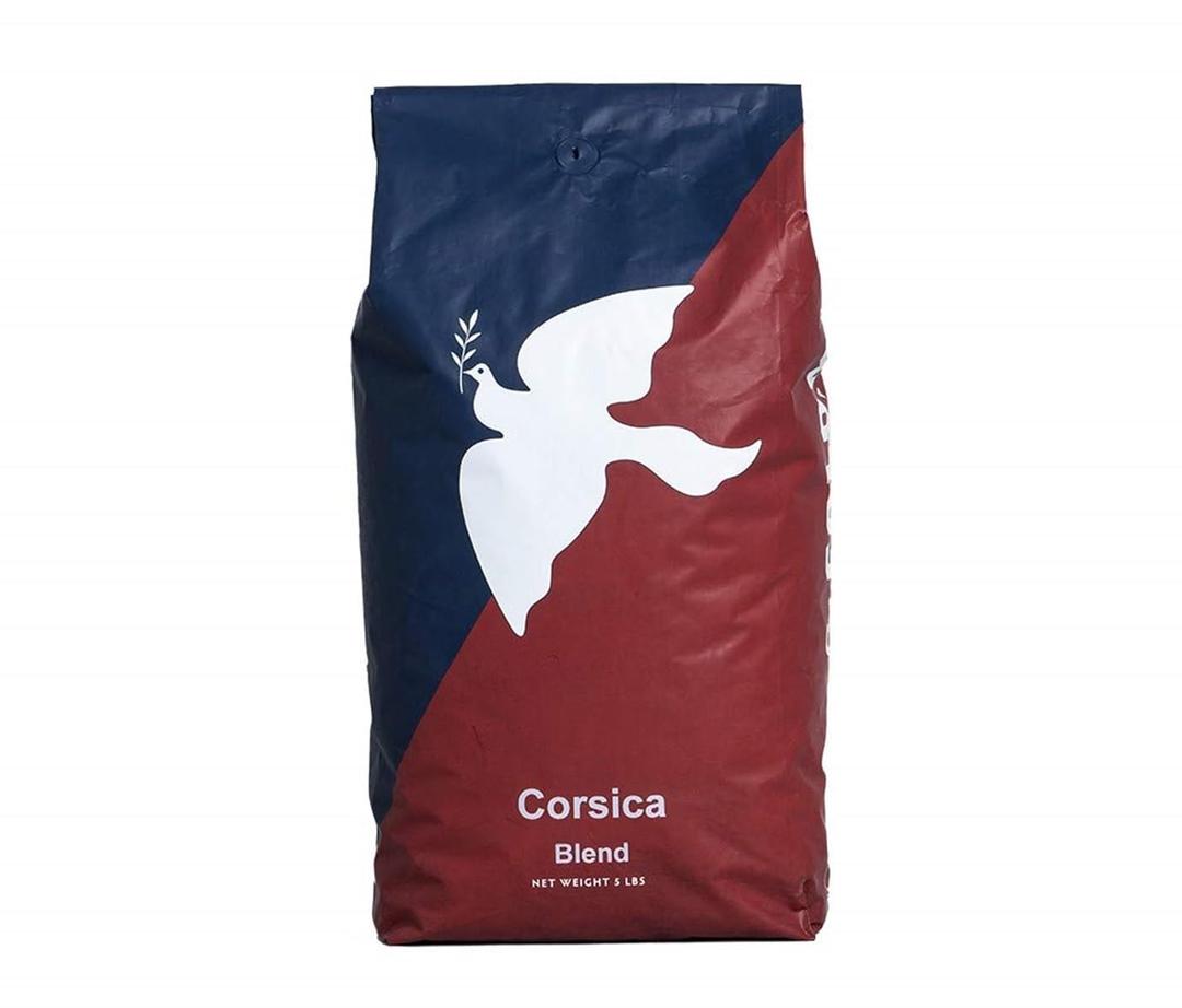 La Colombe Corsica Dark Roast Whole Bean Coffee - Notes of Baker's Chocolate, Red Wine & Spices, 5 Pound (Pack of 1) (EXP 09/12/26)