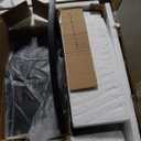 Feonase Dining Chairs Set of 6, Modern Kitchen Chairs with Ergonomic Backrest, MDF Board and Metal Legs, Dinner Chairs for Dining Room, Kitchen and Living Room, Easy Assembly, Black