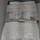 2 Pack Twin Waterproof Mattress Protector Deep Pocket Mattress Cover, Soft Breathable Mattress Pad, Fitted Noiseless Waterproof Bed Cover Stretch to 19"