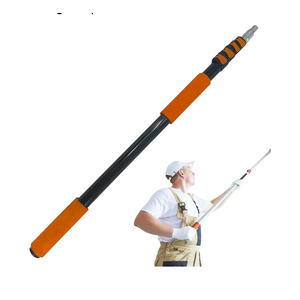 Telescoping Extension Pole, Reach to 26FT Telescoping Pole Multi-Purpose 5-20FT Lightweight, Sturdy with Universal Twist-on Metal Tip Extendable for Dusting Painting Window Cleaning