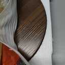 Round Side Table, Adjustable-Height Small Drink Table, Pedestal Martini Stand, Weighted Base Cocktail Table Accent Nightstand for Living Room, Bedroom, Bathroom, Office, Walnut (11.8"D x 11.8"W x 30"H)